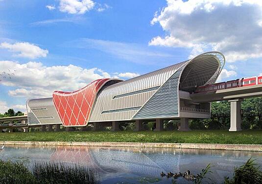 Iconic architectural metal roofing at Deccan Gymkhana Metro Station, Pune: Specialized standing seam installation by Rishonn & Reyansh featuring signature heritage-inspired design.